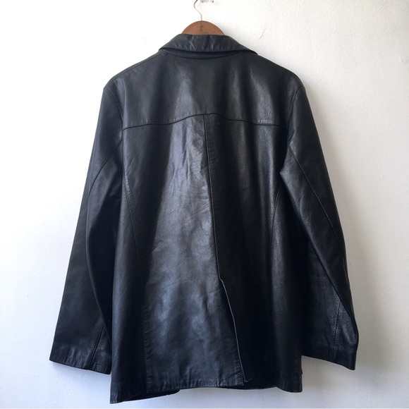 VERA PELLE authentic Italian leather women’s jacket. Size 48. Black. - Picture 11 of 16
